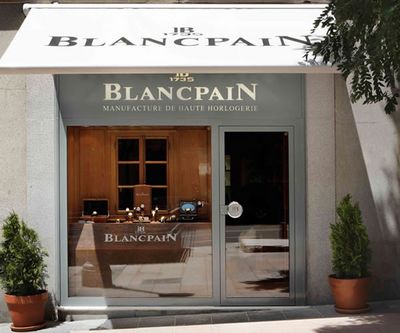 Blancpain boutiques in France on Presentwatch