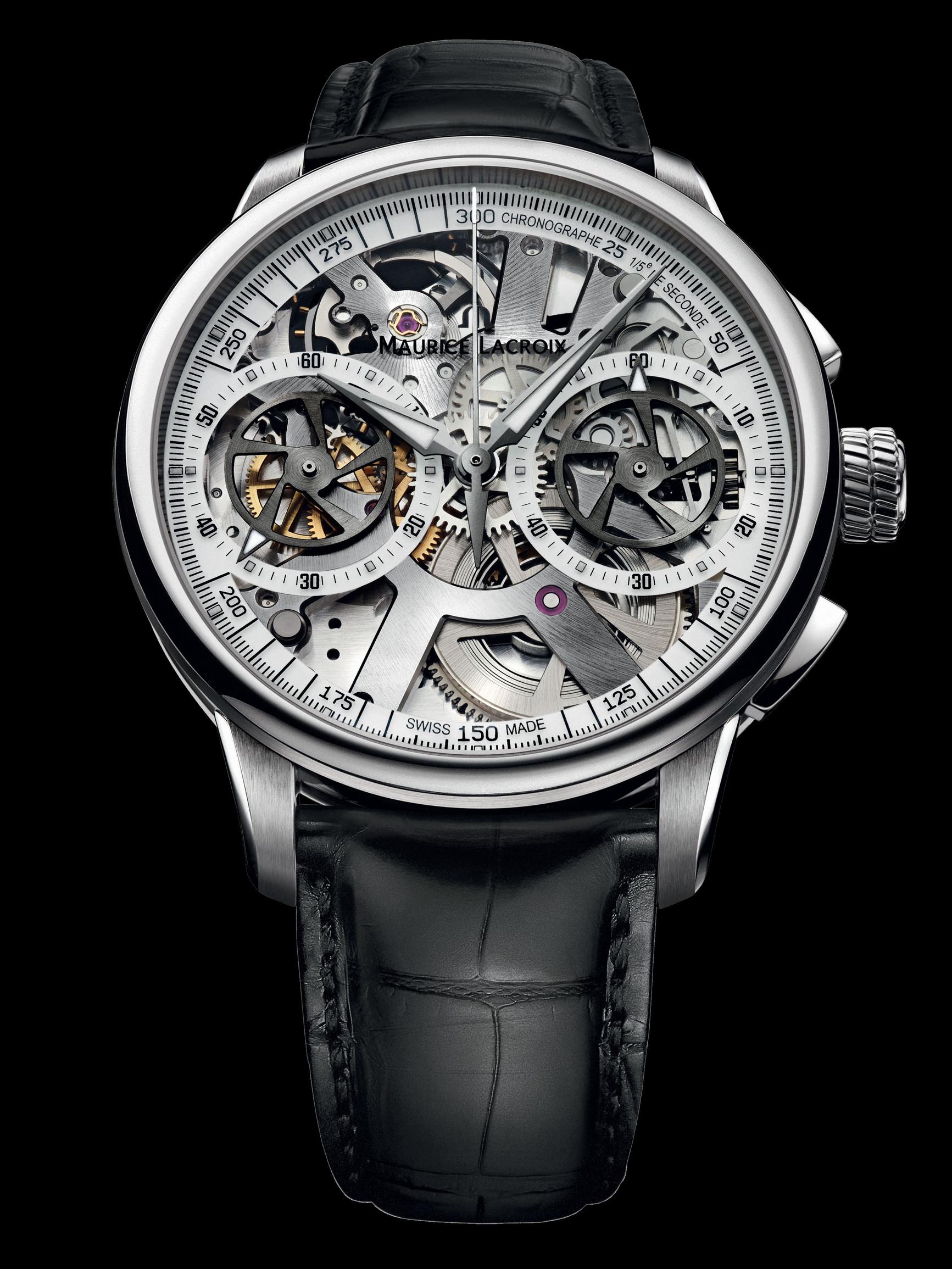 Maurice lacroix masterpiece le chronographe clearance squelette